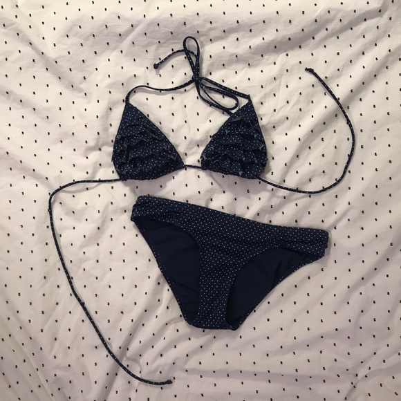 pacsun polka dot bikini